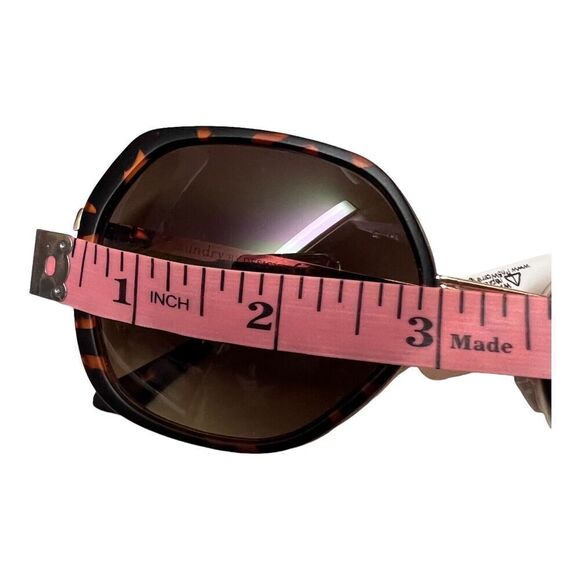 Laundry By Design Sunglasses‎ WMNS Brown Tortoise Shell Square Oversized Classic main image 6